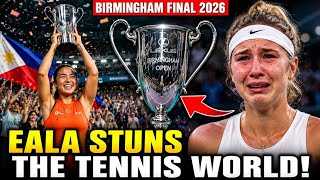 ALEXANDRA EALA DESTROYS Bartunkova TO WIN THE TITLE – TENNIS WORLD STUNNED! 😱🏆