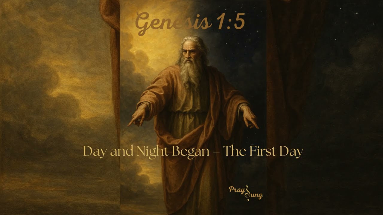 Genesis 1:5 And God called the light Day, and the darkness he called Night. And there was evening...