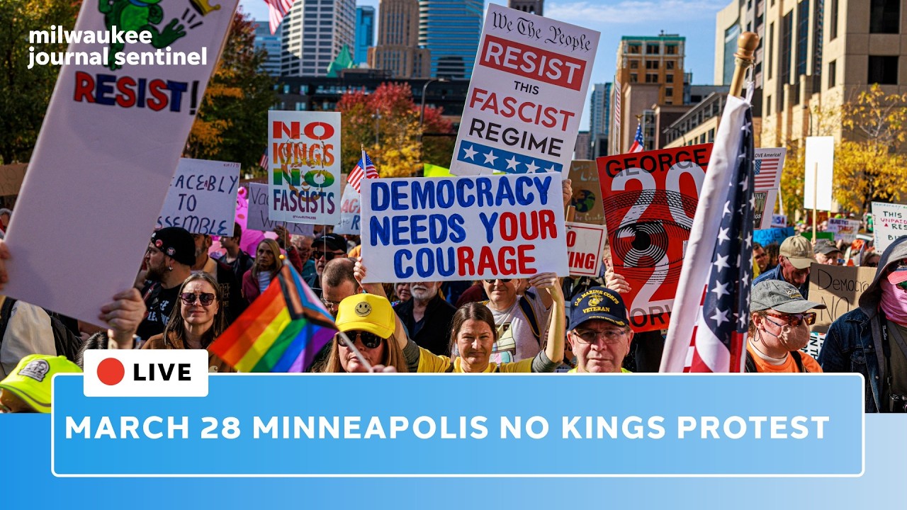 Live: 2026 No Kings rally in St. Paul protests Trump, Iran war, ICE in Minnesota 