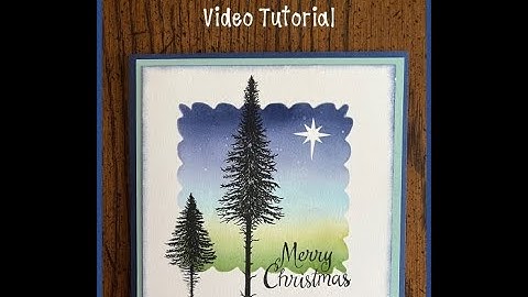 "A Simple Christmas Card" Video Tutorial