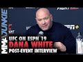 Dana White explains Yoel Romero release, says 60 cuts coming | UFC on ESPN 19 full interview