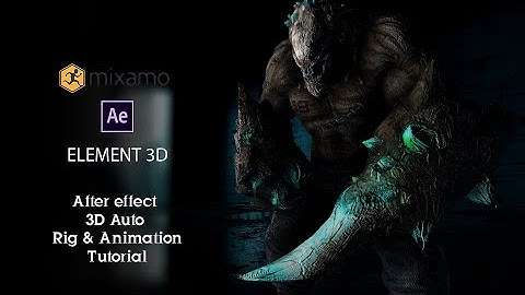Mixamo to element 3d | element 3d character animation Tutorial | Mixamo cinema4d character animation