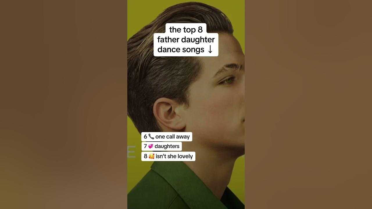 Top 8 Father Daughter Dance Songs