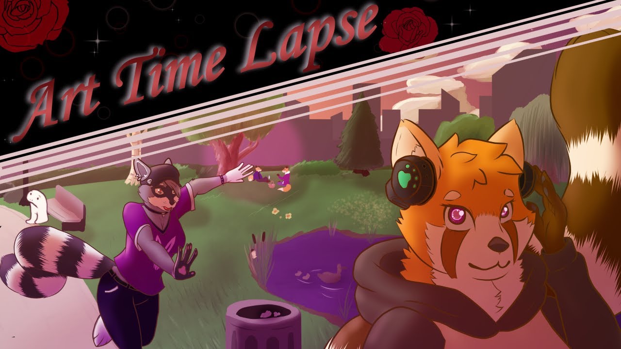 Jaz and May Park ~ Digital Art Time Lapse