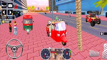 Tuk Tuk auto rickshaw driver game - driving games fans - Android iOS Gameplay #16