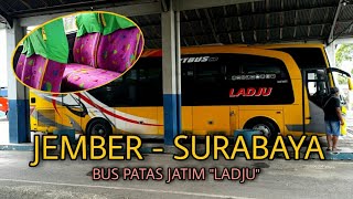 PENGALAMAN NAIK BUS PATAS JATIM 'LADJU' | JEMBER - SURABAYA