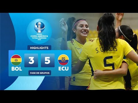 BOLIVIA 3-5 ECUADOR | Highlights | CONMEBOL Copa América Futsal Femenina 2025™