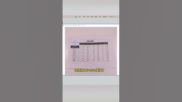 纸质表格转换成电子版！只要十秒！ 办公技巧 干货分享 wps wps拍照扫描