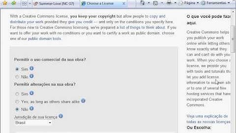 Tutorial - como registrar sua fic no creative commons