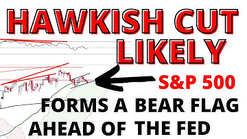 Stock Market CRASH: FED HAWKISH CUT LIKELY -  S&P 500 Forms a Bear Flag Head of the Fed Announcement