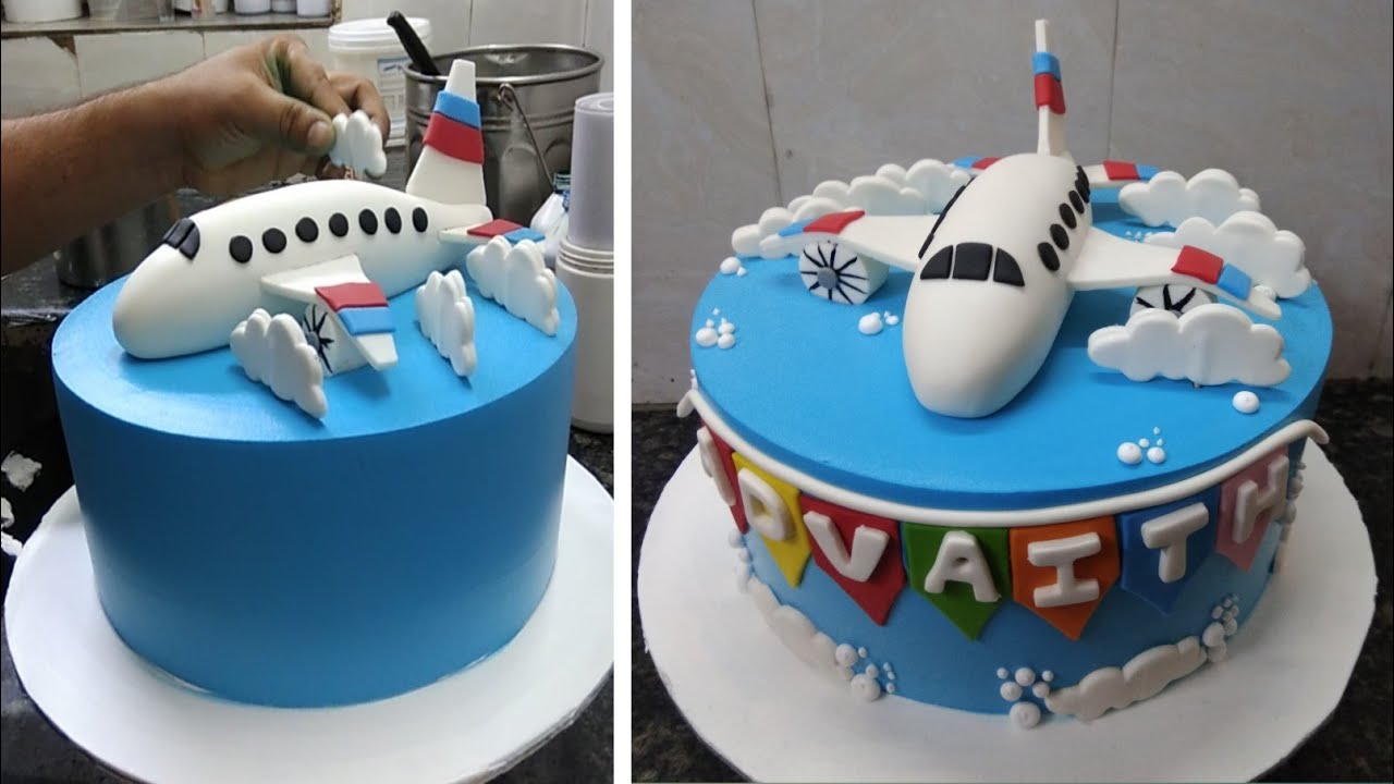 Aeroplane Cake | Online Birthday Cake Delivery In Qatar.