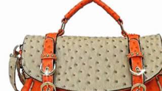 2012 0613 Ostrich Embossed Satchel Bags @BagSteals.com
