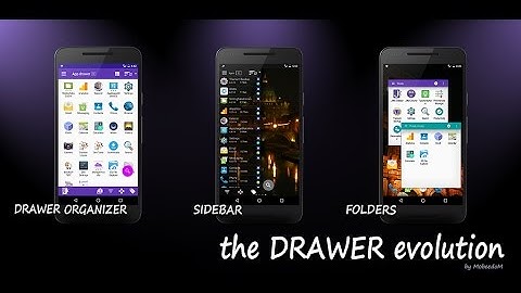 JINA App Drawer & Sidebar