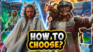 Coven of Shadows or Smuggler's Run 3?  Hondo or Ahsoka?