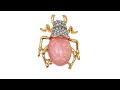 KJL By Kenneth Jay Lane Egyptian Beetle Pink OpalColor KJL By Kenneth Jay Lane Egyptian Beetle Pink OpalColor