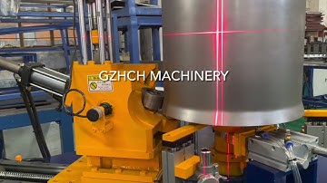 HVAC Machinery---Vertical axial flow fan flanging machine