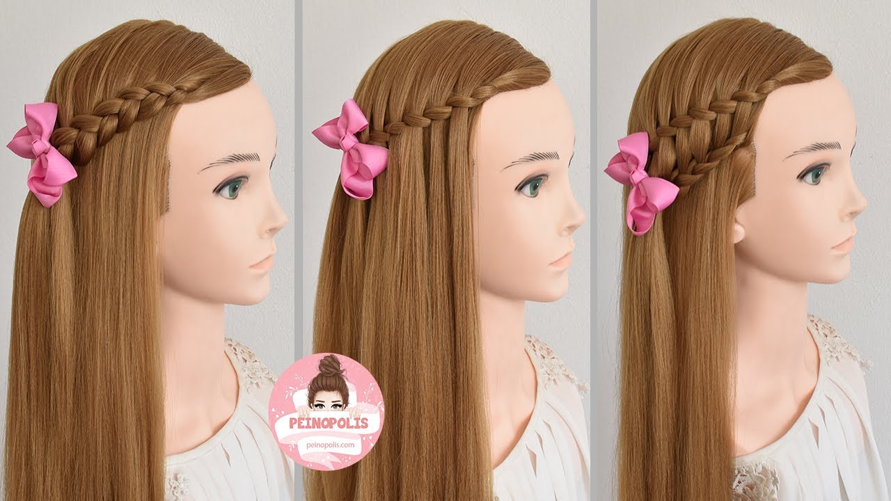 3 PEINADOS BONITOS Y FÁCILES SEMIRECOGIDOS CON TRENZAS PARA NIÑAS