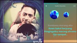 Aku Ra Mundur tepung Kanji  Syahiba Saufa Ft James Ap   Karaoke Duet Bareng Lirik  Cover