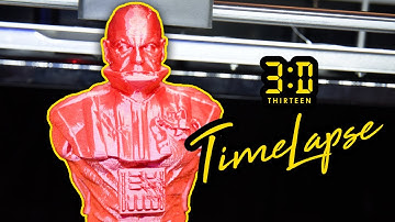 3D Printer Timelapse - Darth Vader / Anakin Skywalker from Star Wars 4K (Qidi Tech X-Max)