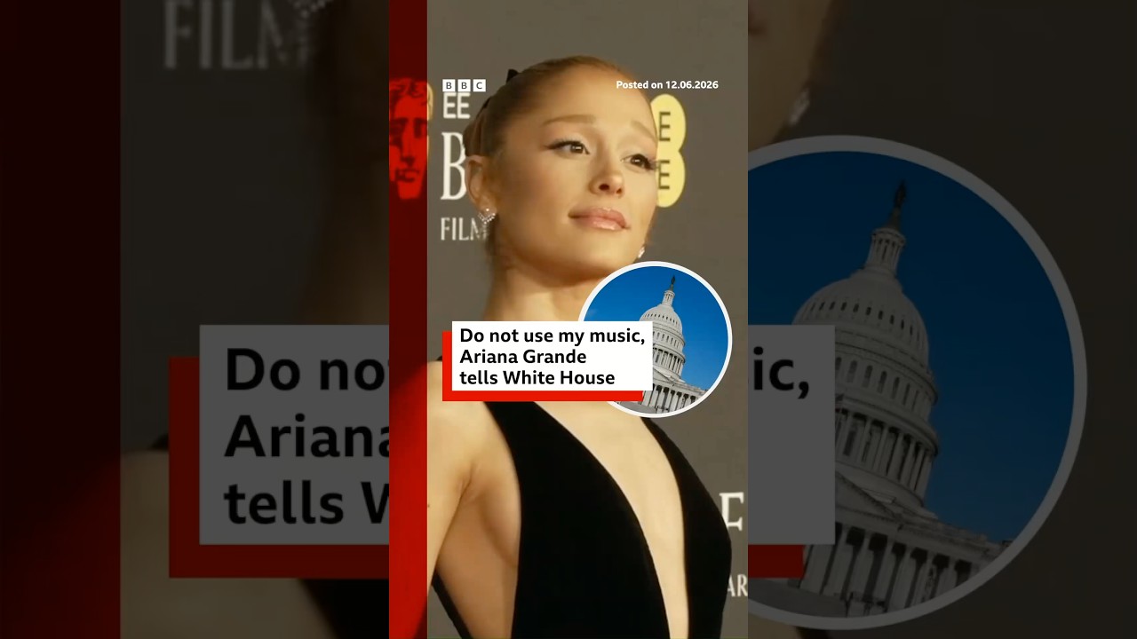 Do not use my music, Ariana Grande tells White House. #ArianaGrande #WhiteHouse #BBCNews
