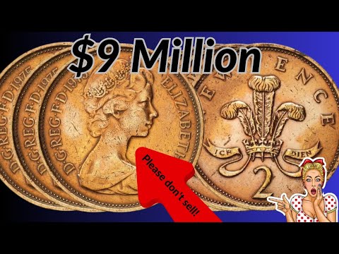 Rare Coin Fever: The 1975 2 New Pence Coin Worth Millions! ~ Coins Worth Money 2023