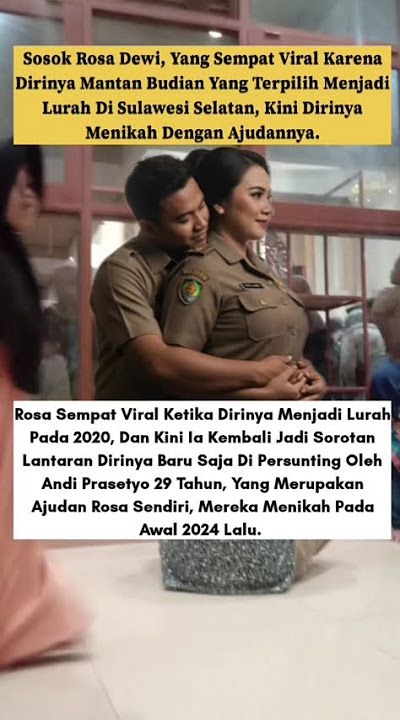 Viral! Mantan Biduan yang menjadi Lurah Di Sulsel, kini Dinikahi Oleh Ajudannya sendiri.