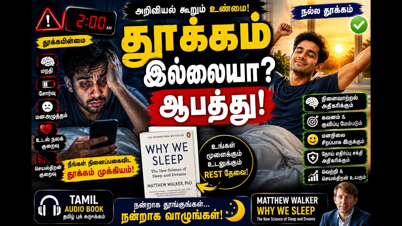 Tamil book summary of why we sleep by matthew walker why do we sleep