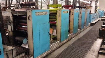 1999 Muller Martini A52 8-Color Web Offset Press – Variable Cutoff Flexibility
