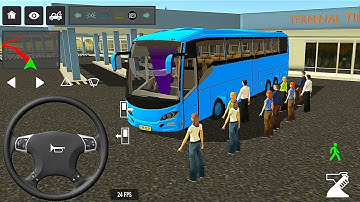 Euro coach bus simulator gal new coach bus driving part- 15 Android gameplay