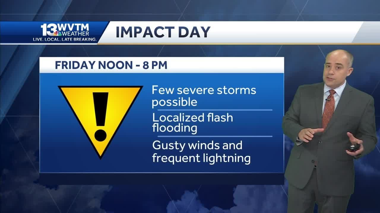 Impact Days: strong storms, hotter weather in Alabama's forecast ...