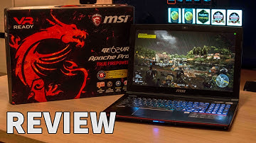 The MSI GE62VR 6RF Apache Pro (GTX1060) REVIEW by Tanel