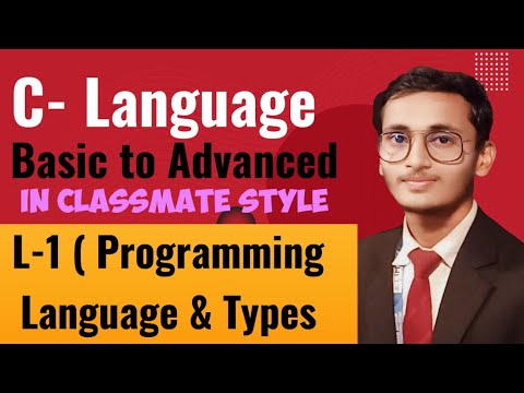 Programming Language & Type | C Language Lecture -1 In Hindi - YouTube
