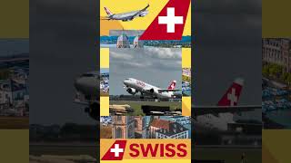 🇨🇭 Swiss A220 — Short-Haul Perfection from Zurich! ✈️✨ #min2planes_aviation #aviationdaily