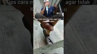 Tips cara memaku kayu agar tidak kelihatan paku #tipspraktis #automobile #shorts #kayu #reaction