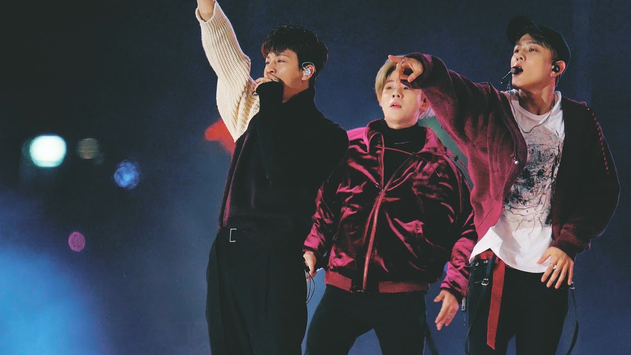 재업로드(Re upload)아이콘 (iKON) - BLING BLING @171022 BOF 원아시아 개막식[4k Fancam/직캠