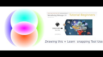 Inkscape Youtube Tutorial.  Beginners Logo Design   How to use Snapping Tool Tutorial Lesson