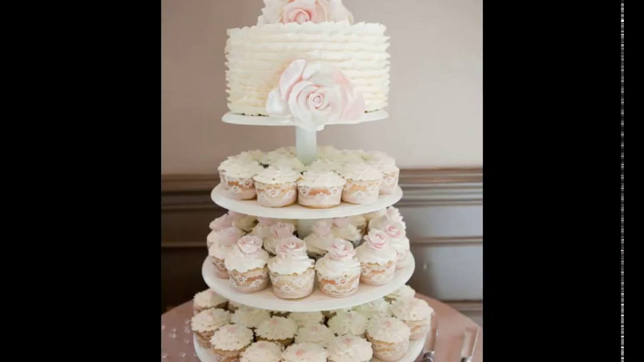  wedding  cakes  with cupcakes YouTube 