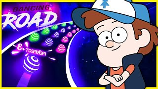 Gravity Falls Theme Song | Dancing Road VS Tiles Hop EDM Rush *BEST* screenshot 5