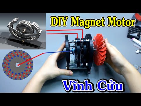Nam Cham Vinh Cuu - Chế Động Cơ Vĩnh Cửu Liên Hoàn Và Cái Kết - DIY Magnet Motor