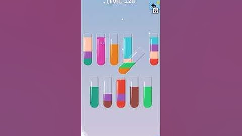 game water color sort level 228   fun brain games |   WalkThrough Solution Gameplay