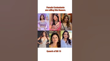 Female Contestants of BB19#ashnoor #tanya #kunikasadanand #Nehal#Neelam#Farhana#shortsfeed #viral