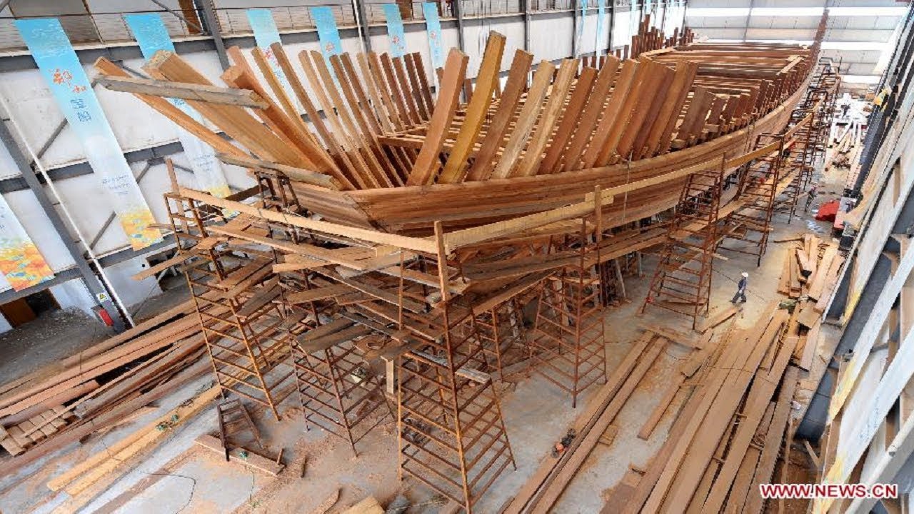 Amazing Modern Technology Biggest Wooden Boat Building ...