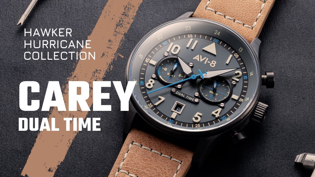 REVIEW] Carey Dual Time | Hawker Hurricane Collection | AV 4088 - YouTube
