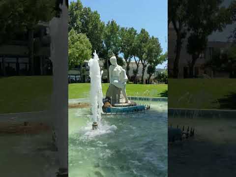 fountain #greece #woman