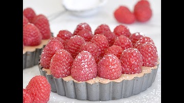 Chocolate-Raspberry Tart by Cooking with Manuela