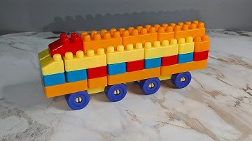 Satisfying Diy Building Blocks ASMR | Building Blocks Bus #asmr #asmrsounds #buildingblocks #howto 