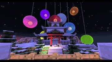 Minecraft -  Simplycrafting 1 Year Anniversary Firework Display -  Part 1