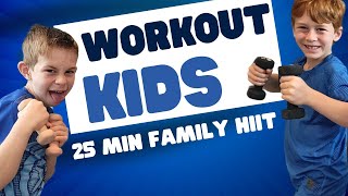 Kids HIIT Workout High Intensity For Families | Family-friendly Cardio Exercise | Fitness Challenge