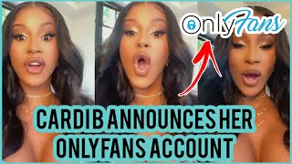 CARDI B ANNOUNCES THAT YOU CAN SUBSCRIBE TO HER ONLYFANS + WAP MUSIC VIDEO BEHIND THE SCENE