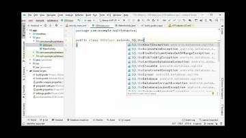 Основы работы с SQLite в Android